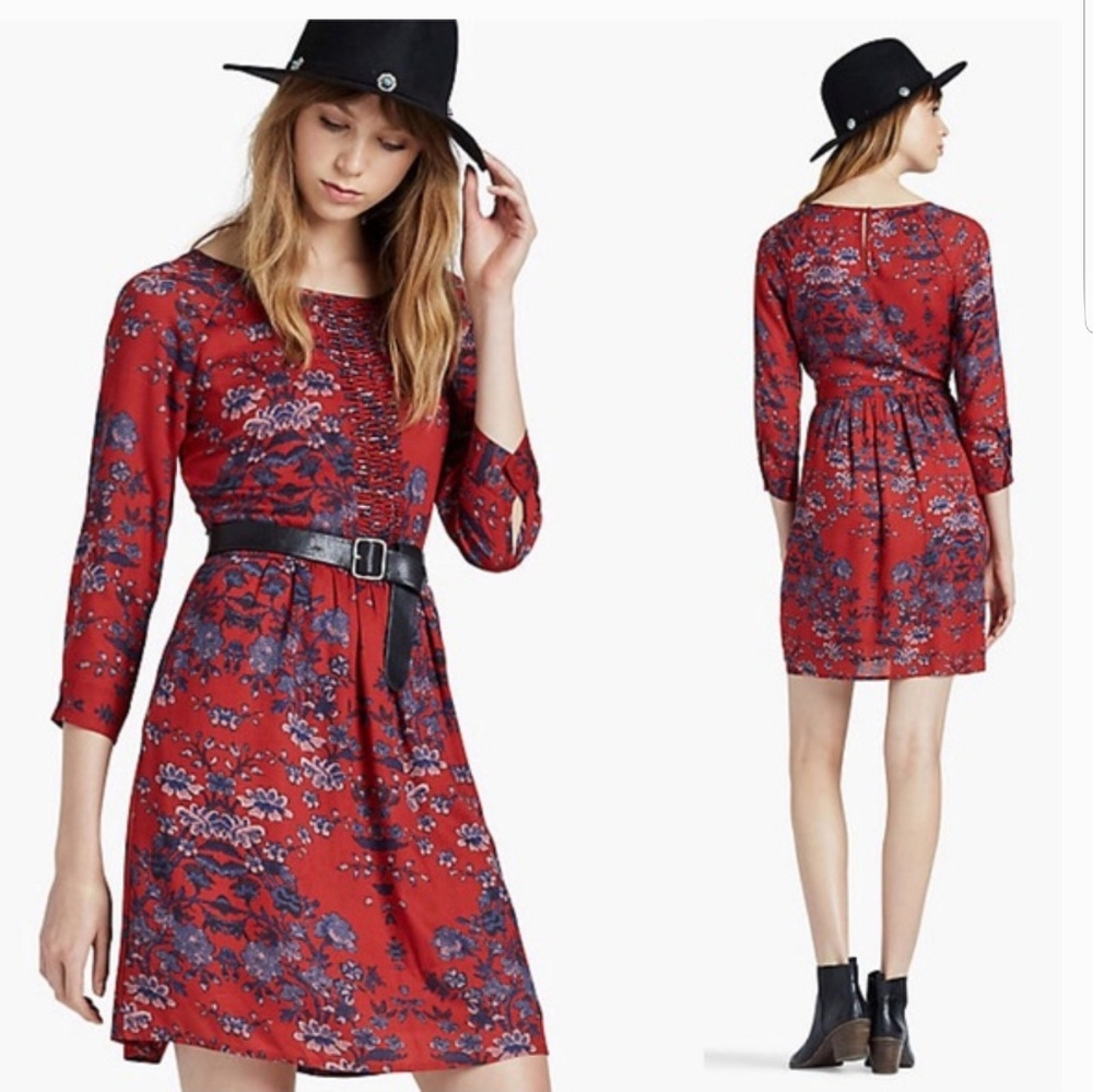 Lucky Brand Macrame Dress